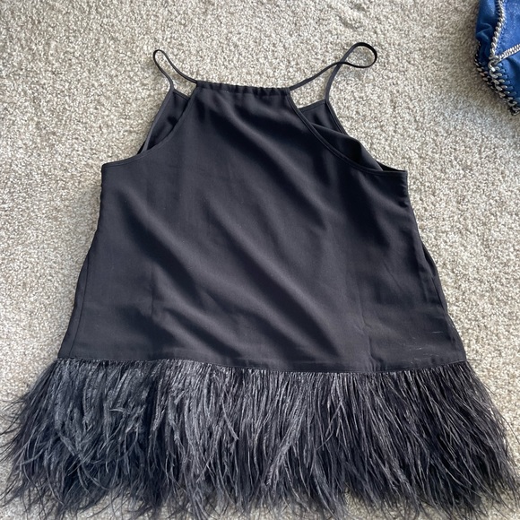 Scripted Feather Tank Top - Picture 2 of 2